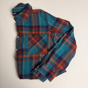 Wrangler Retro Women’s Plaid Flannel Shirt Western Button Down Size Small